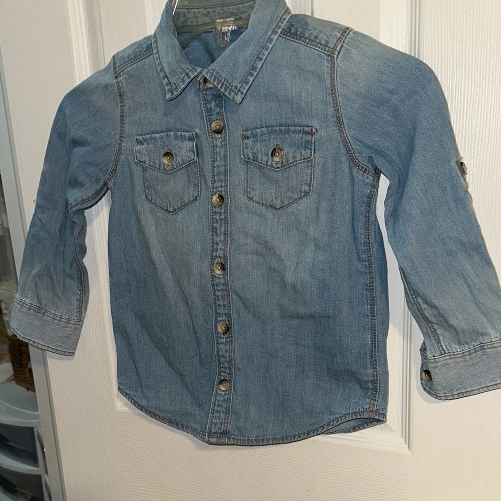 Old Navy Classic Blue Denim Shirt
